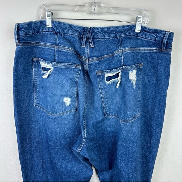 Good American GOOD 90's Straight Leg Jeans mid-rise size: 20 - Picture 8 of 13